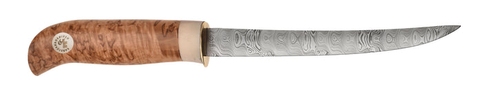 Karesuando Fiskekniv Laxen 16 Damasteel Nordic Light