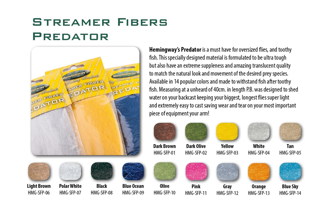 Hemingway‘s Streamer Fibres Predator
