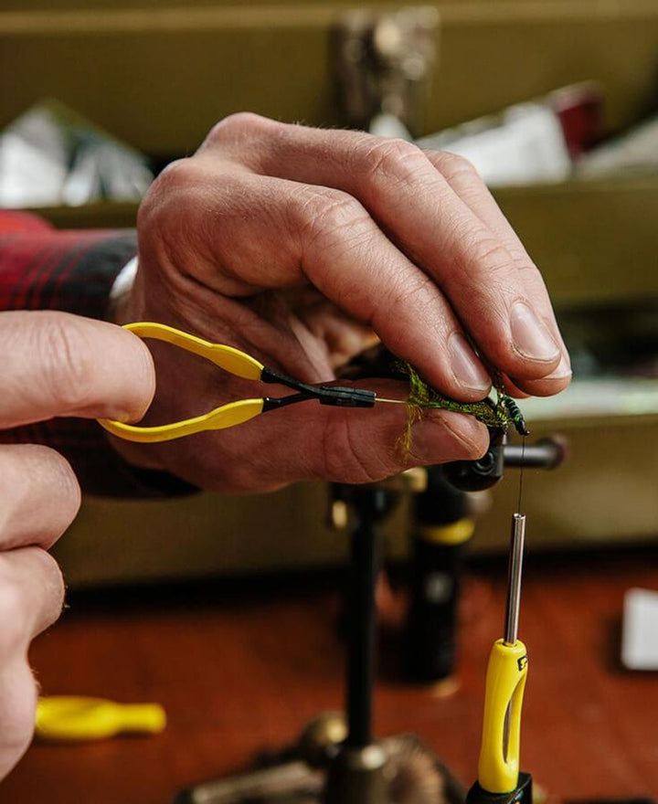 Ergo Hackle Plier - Yellow