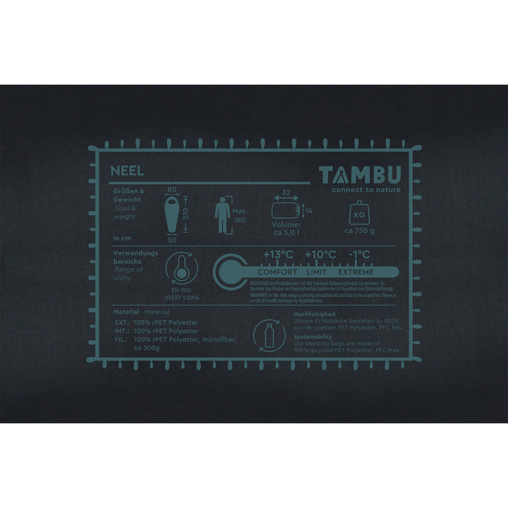 NEEL | MUMMY SLEEPING BAG 750 GR