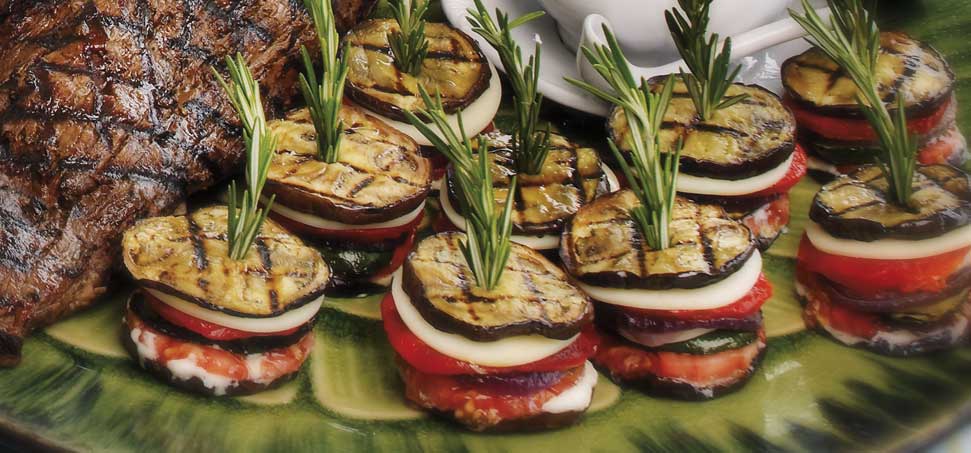 Gegrillte Gemüsetörtchen