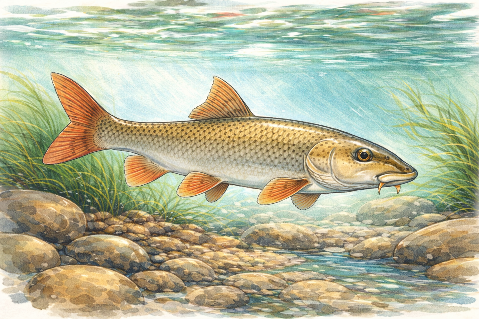 Die Barbe – Kraftpaket der Strömung