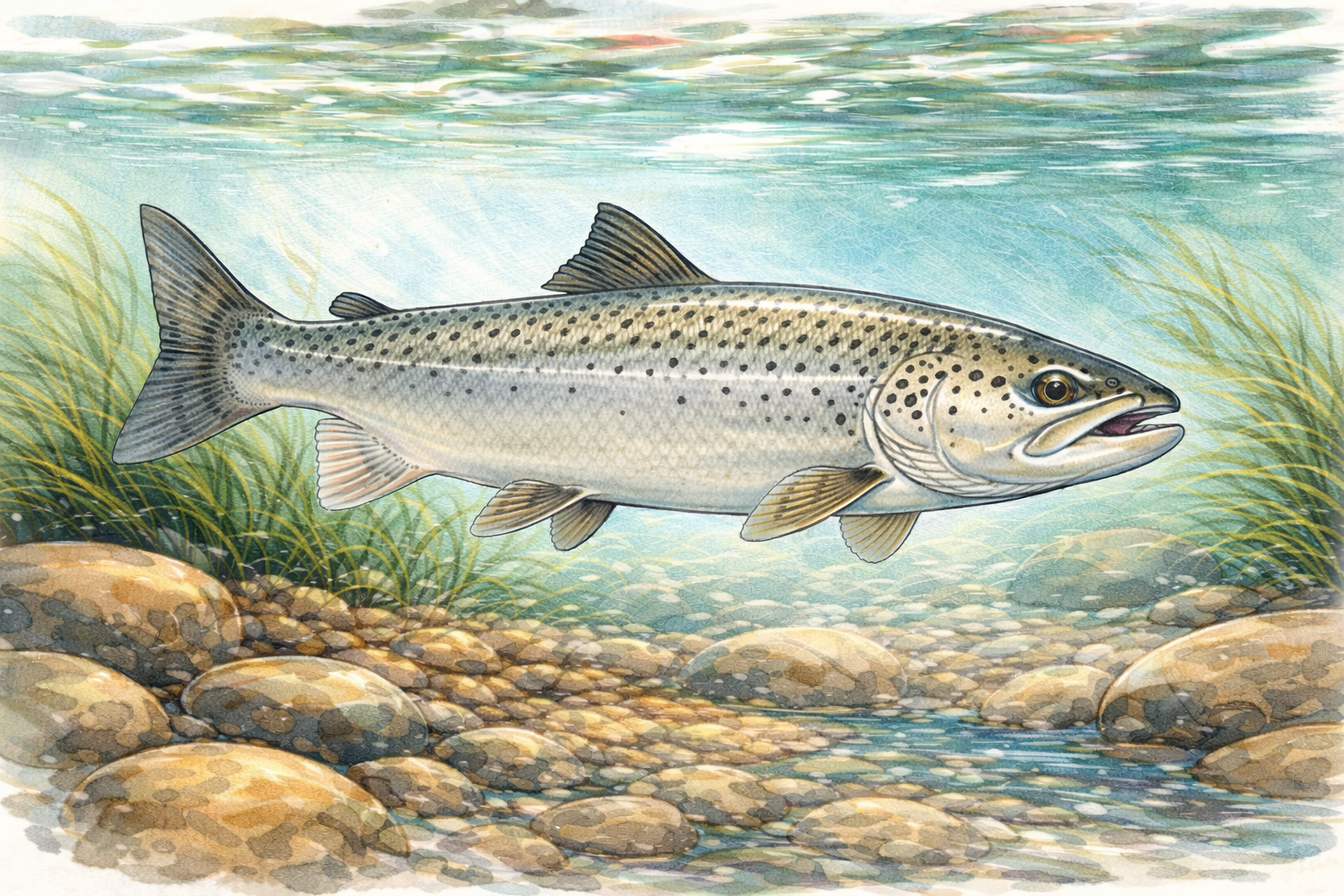 Der Atlantische Lachs – König der Flüsse und Traum jedes Fliegenfischers