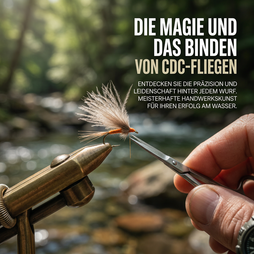 Von der Feder zum Fisch: Die Magie und das Binden von CDC-Fliegen für klares Frühlingswasser