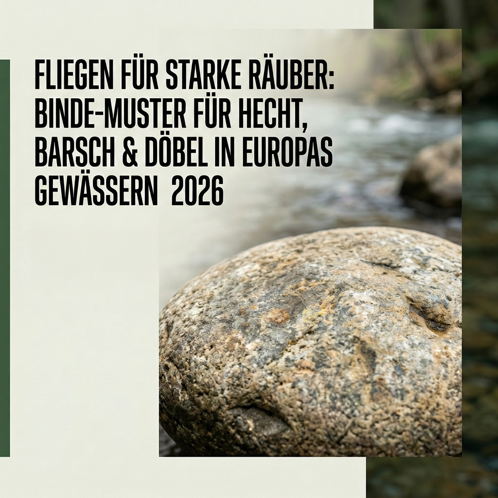 Fliegen für starke Räuber: Binde-Muster für Hecht, Barsch & Döbel in Europas Gewässern 2026