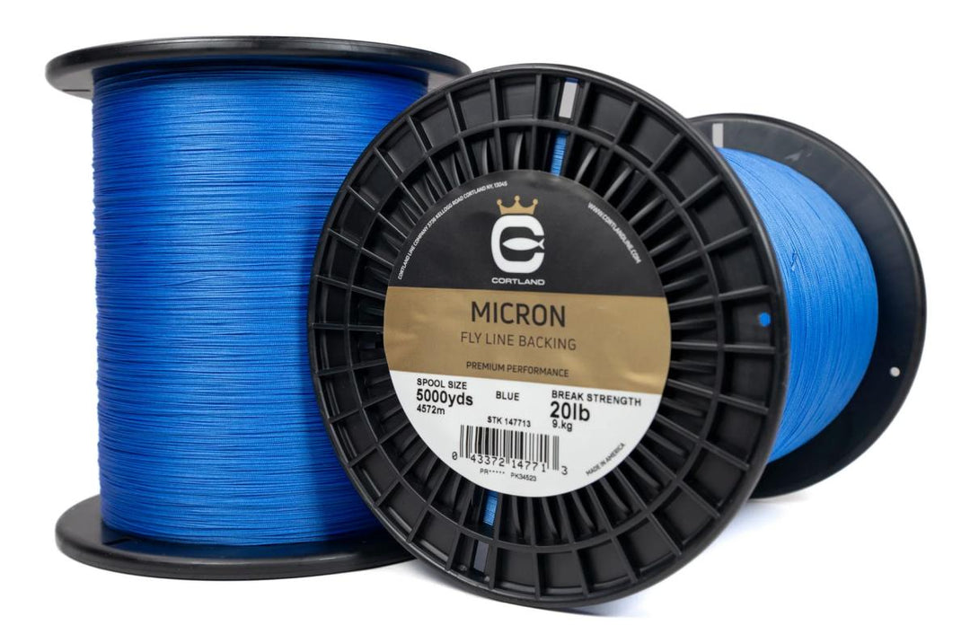 Cortland Micron Backing 30lb 250YDS. Blau
