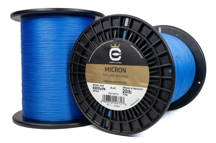 Cortland Micron Backing 30lb 250YDS. Blau