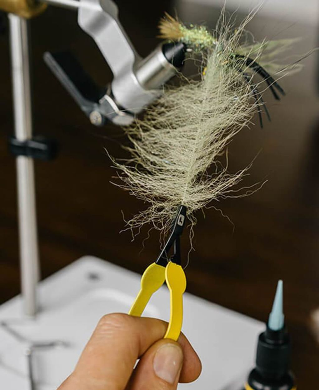 Ergo Hackle Plier - Yellow