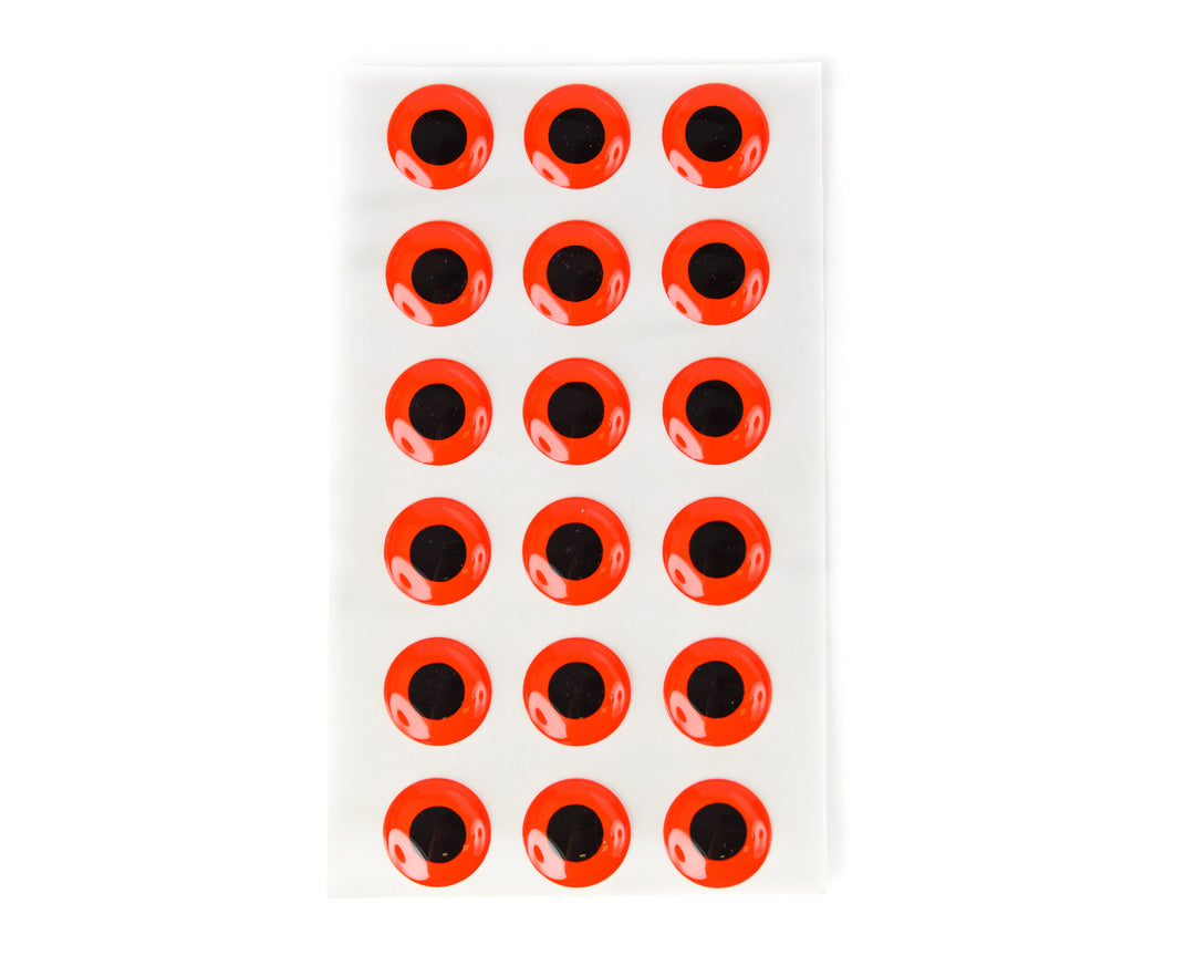 Epoxy Eyes 11mm - Fluo Red