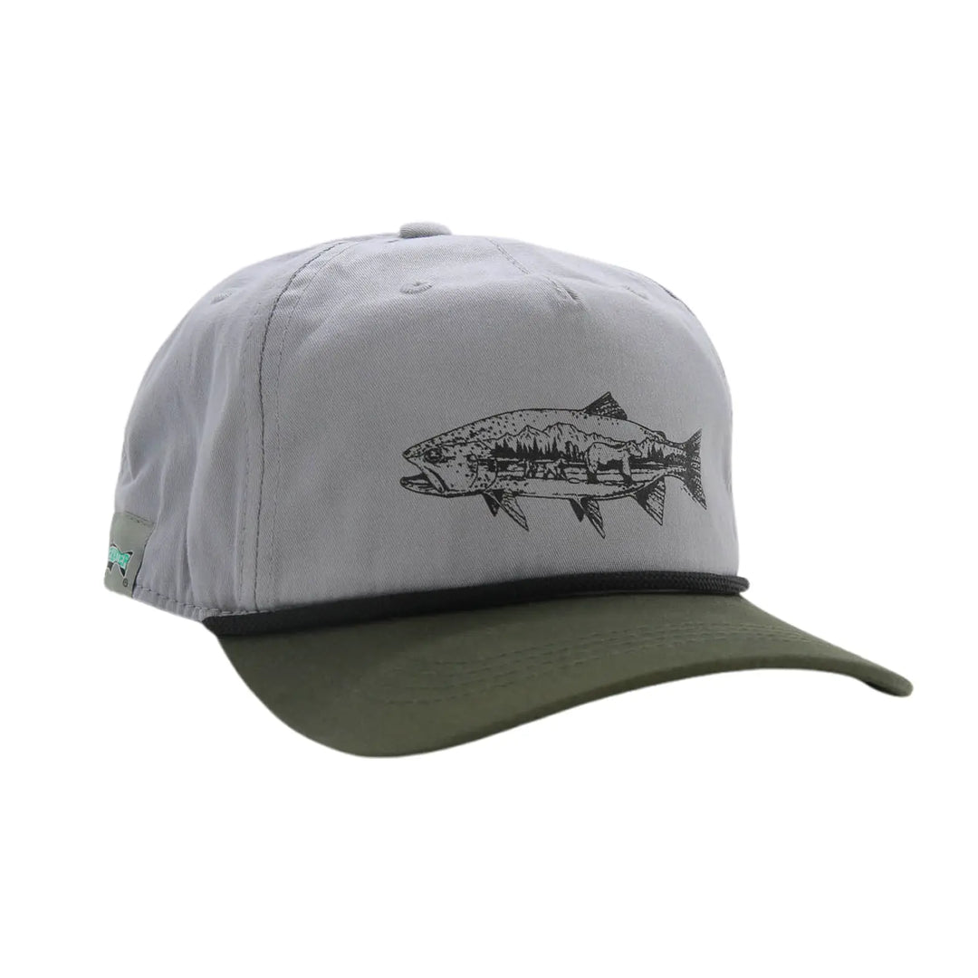 RepYourWater Cap Grizzly Trout – 5-Panel Unstructured – Ansicht 1