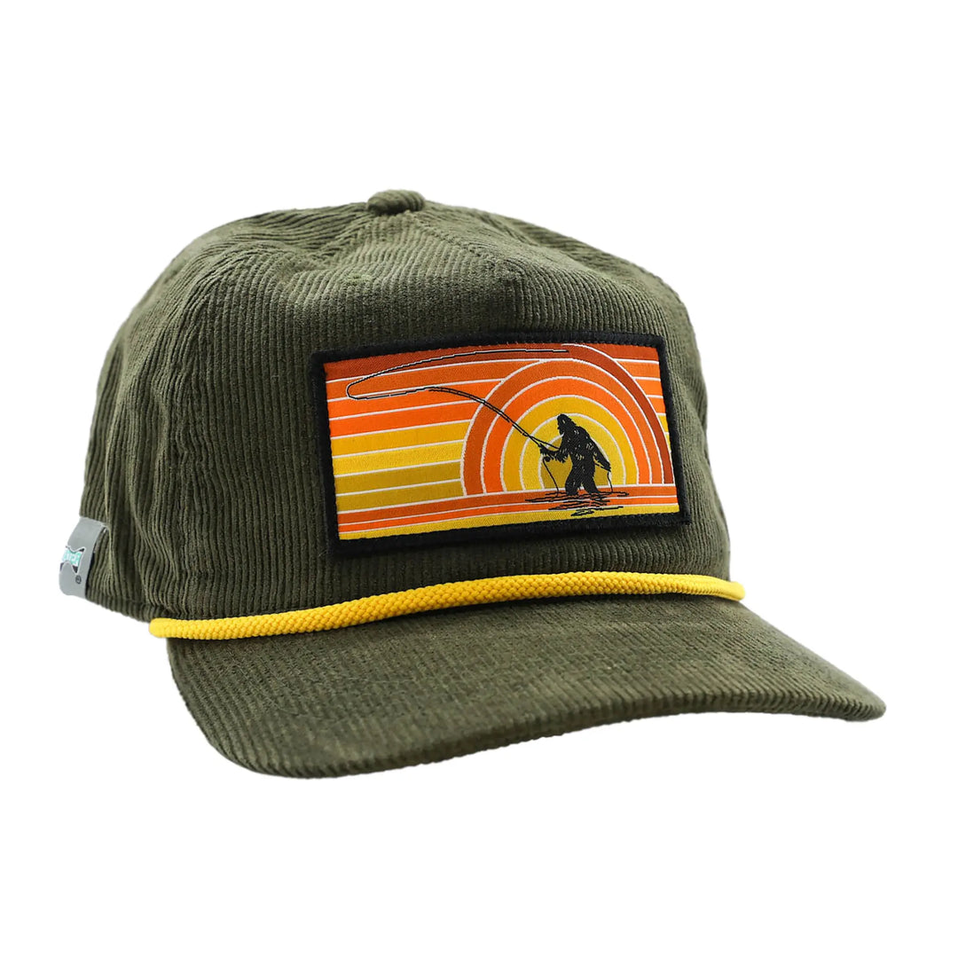 RepYourWater Cap Sunset Squatch Corduroy Edition – 5-Panel Unstructured – Ansicht 1