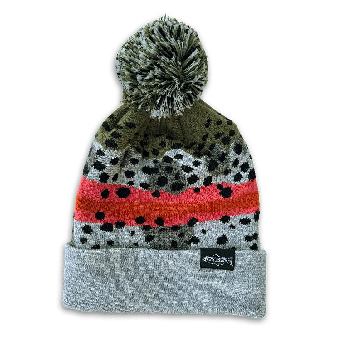 RepYourWater Bommelmütze – Rainbow Trout Skin – Ansicht 1