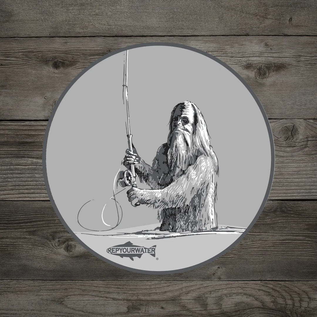 RepYourWater Aufkleber – Swing Squatch Repeat – Ansicht 1
