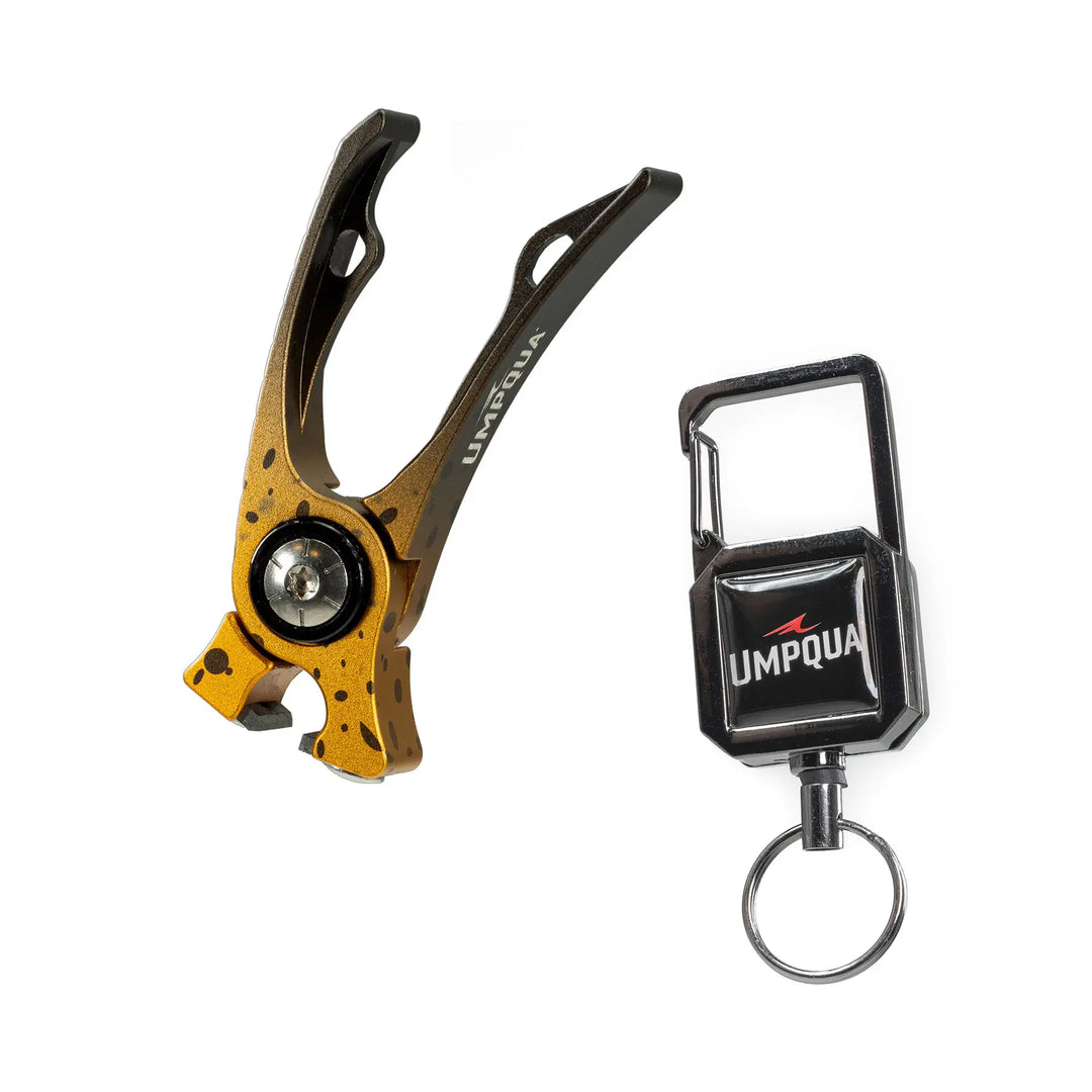 Umpqua RiverRun Nipper & Retractor Combo – Brown Trout