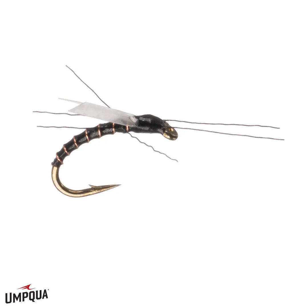 Umpqua 1 O’clock Midge Gonzales Black – Nymphe
