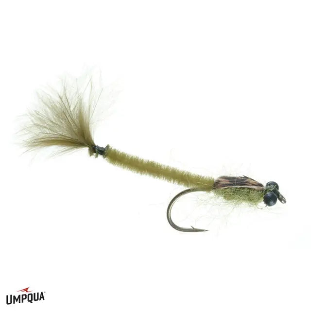 Umpqua Damsel Nymph Burk’s Olive – Nymphe