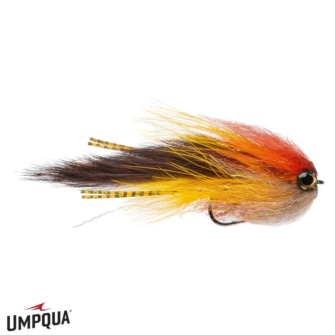 Umpqua Rabbid Strip Streamer Osowski – Brown Yellow