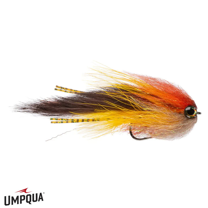 Umpqua Rabbid Strip Streamer Osowski – Brown Yellow