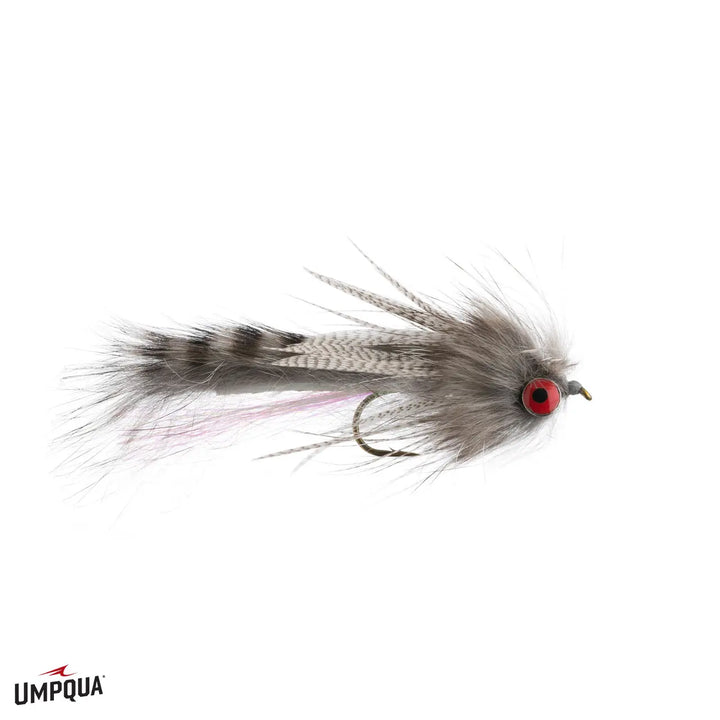 Umpqua Kamikaze Sculpin – Grey / 8