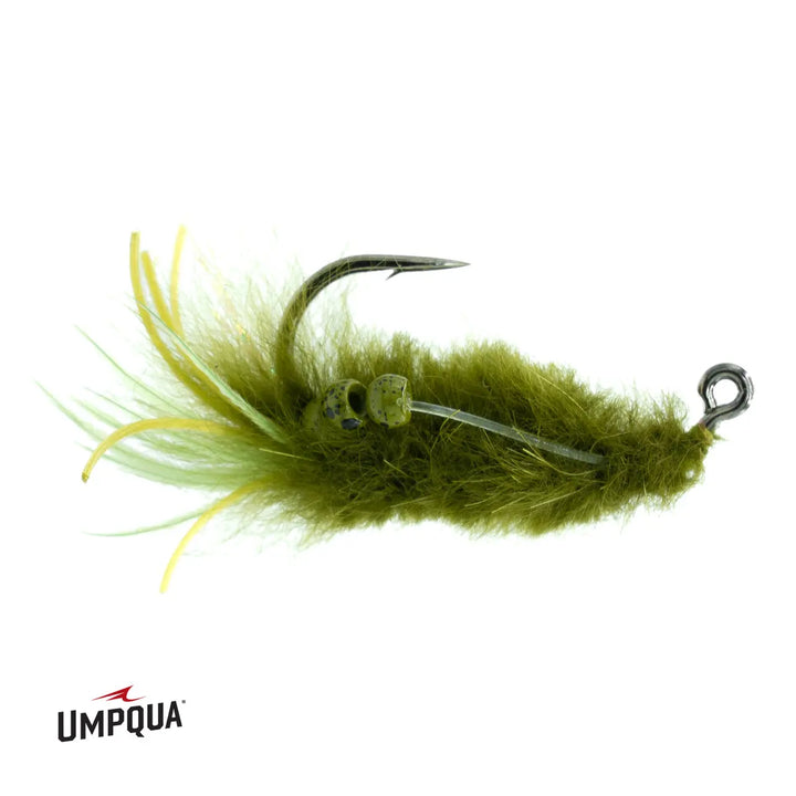 Umpqua Mayhem Crab Chicone – Olive