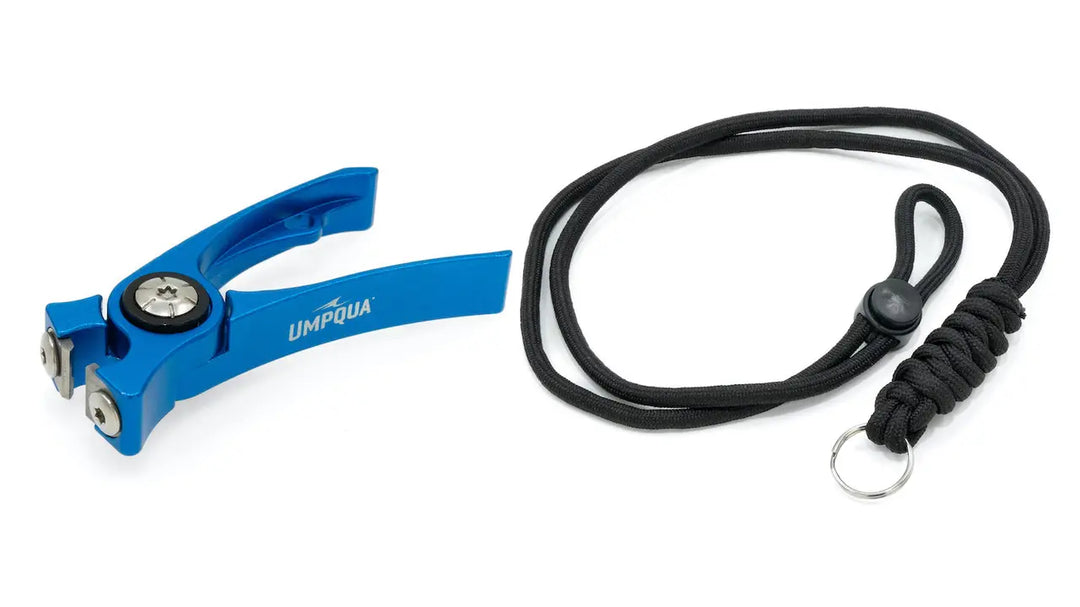 Umpqua RiverRun Nipper mit Lanyard – Azure