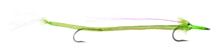 Umpqua Cuda Flourescent Green Tandem – Salzwasserstreamer