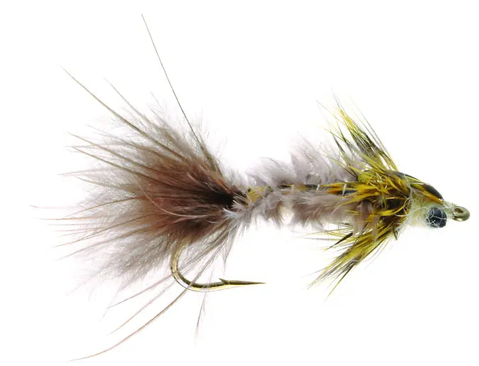Umpqua Bear’s Saddleback Hex Yellow 6 – Nymphe