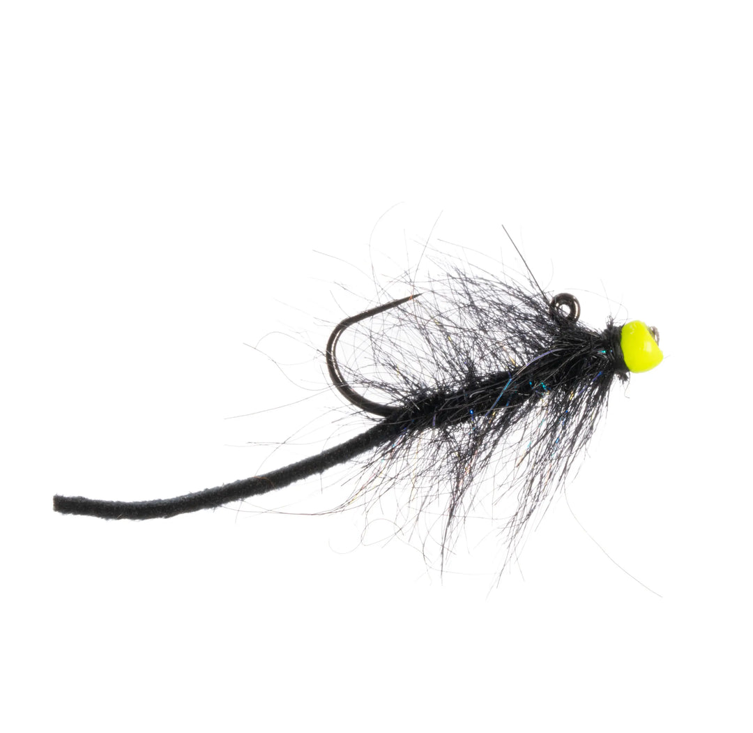 Umpqua Balanced Leather Leech Nano Winkler – Black&amp;Chartreuse