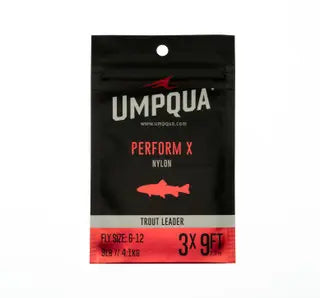 Umpqua Perform X Trout Leader – beispielhafte Herstellerverpackung; angebotene Länge gemäß Produktbeschreibung