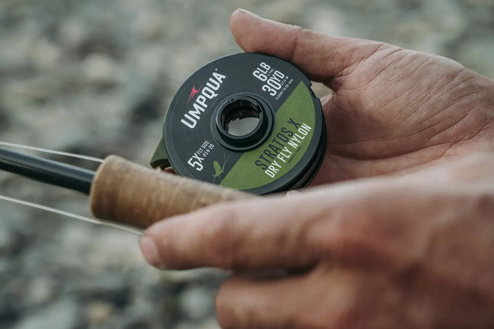 Umpqua Stratos X Dry Fly Grey Camo Tippet – 30 yd – Ansicht 2