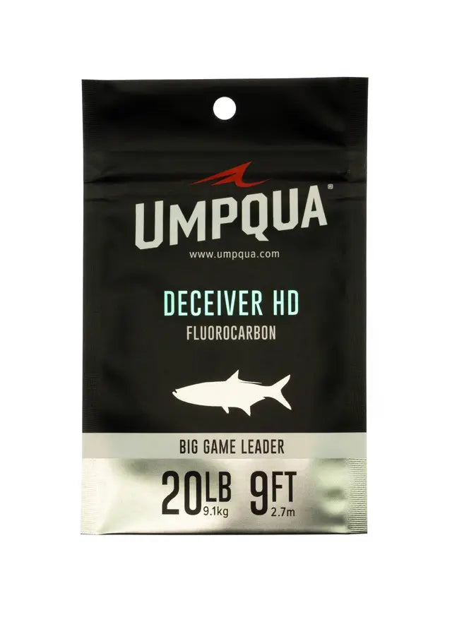 Umpqua Deceiver HD Big Game Leader – beispielhafte Herstellerverpackung; angebotene Länge gemäß Produktbeschreibung