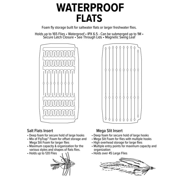 Umpqua UPG Foam Salt Waterproof Large Aqua – Fliegenbox – Ansicht 4