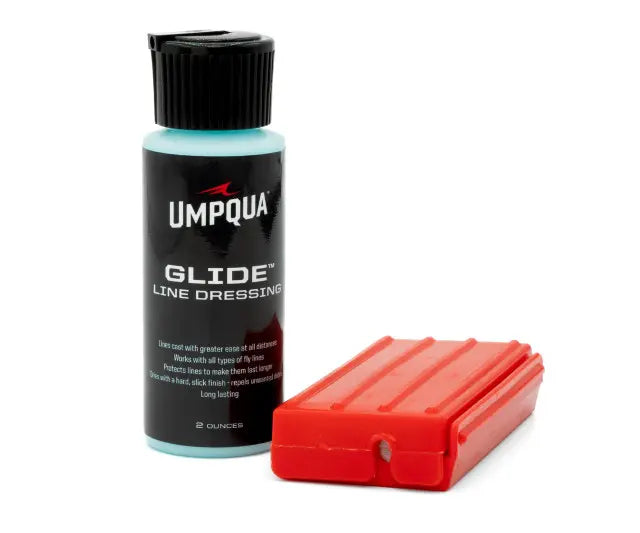 Umpqua Glide Line Dressing – Pflegemittel und Pflegebox