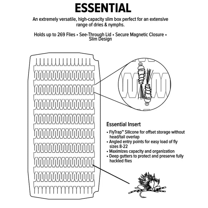 Umpqua UPG Silicone Essential – Fliegenbox – Ansicht 10