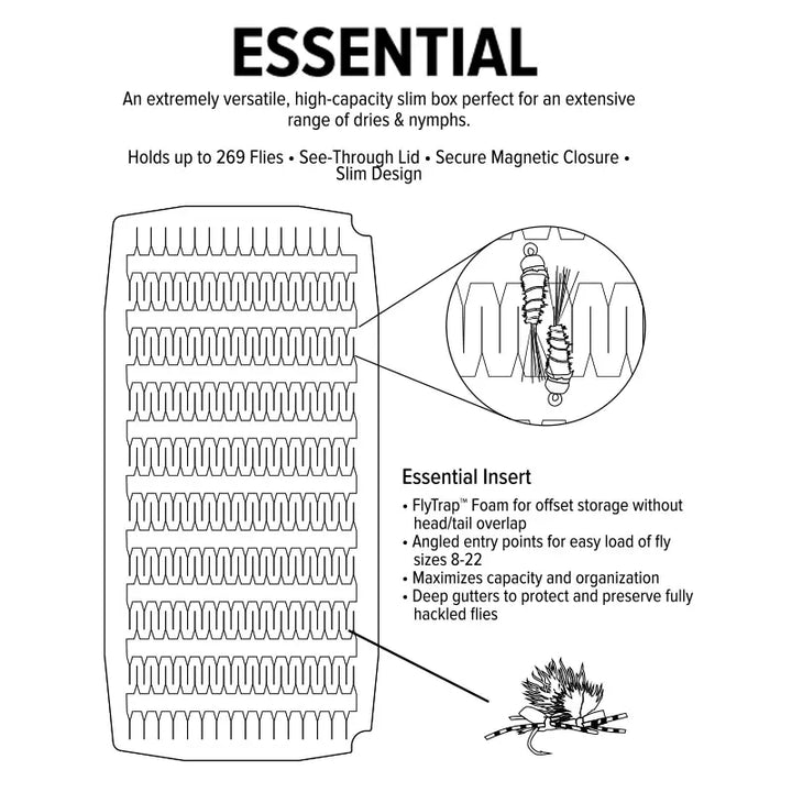Umpqua UPG Foam Essential – Fliegenbox – Ansicht 14