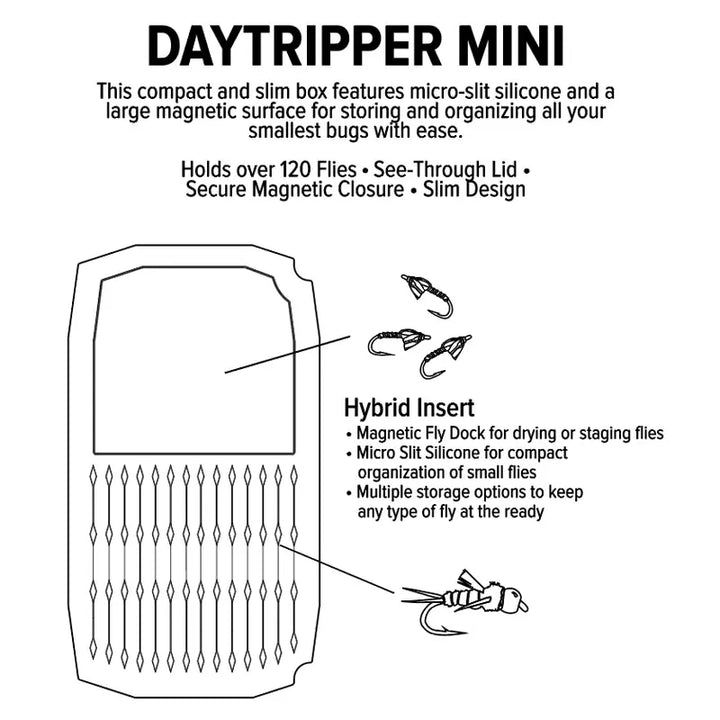 Umpqua UPG Silicone Daytripper – Fliegenbox – Ansicht 9