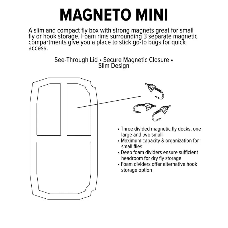 Umpqua UPG Foam Magneto – magnetische Fliegenbox – Ansicht 8