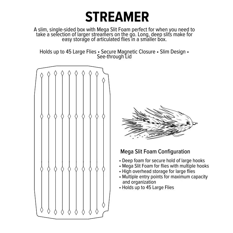 Umpqua UPG Streamer Large – Fliegenbox – Ansicht 7