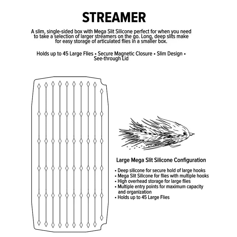 Umpqua UPG Streamer Large – Fliegenbox – Ansicht 8