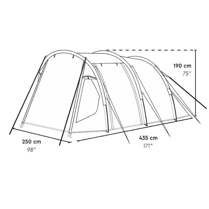 ABAKASA 4 | 4 PERSON FAMILY TUNNEL TENT