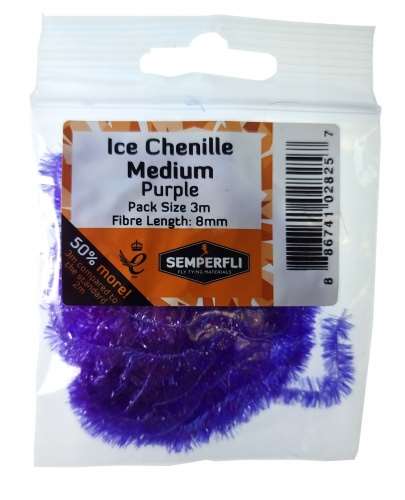 Ice Chenille 12mm Large Purple