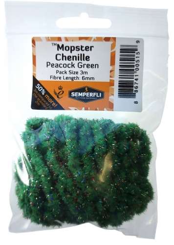 Mopster Mop Chenille 6mm Peacock Green