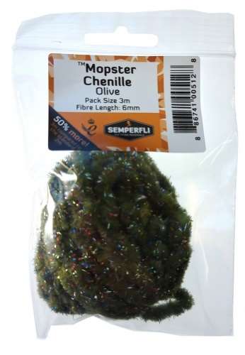 Mopster Mop Chenille 6mm Olive