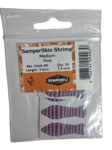 SemperSkin Shrimp Pink Medium (Hook #6)