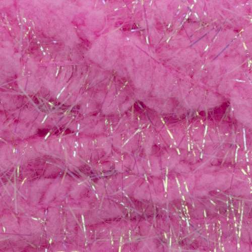 Guard Hair Chenille Shell Pink