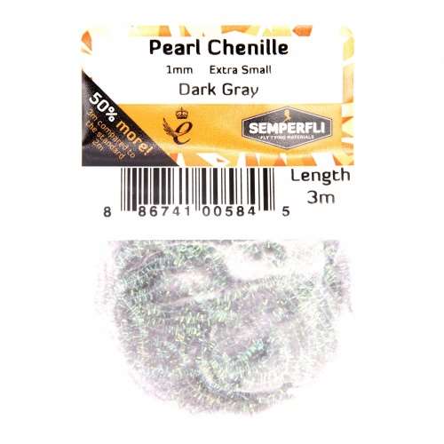 Pearl Chenille 1mm Gray