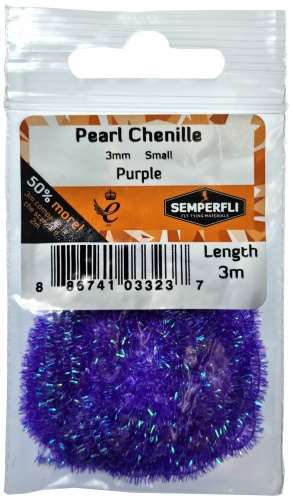 Pearl Chenille 3mm Purple