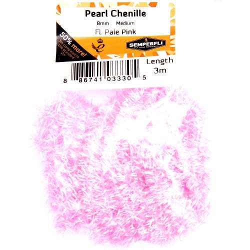 Pearl Chenille 8mm Medium Fl Pale Pink