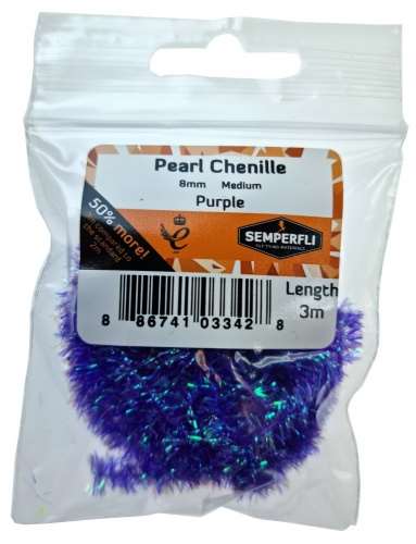 Pearl Chenille 8mm Medium Purple