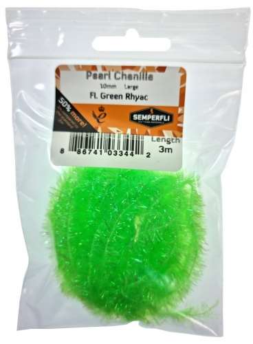 Pearl Chenille 10mm Fl Green Rhyac